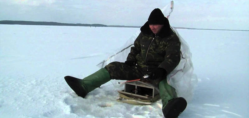 Рыбалка зимой на Горьковском водохранилище