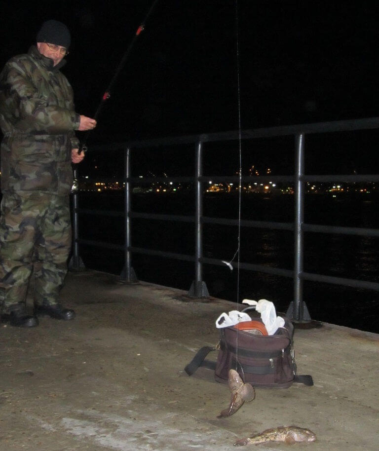 Ловля бычка ночью на Черном море