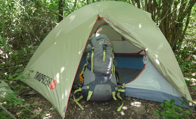 Рюкзак и палатка