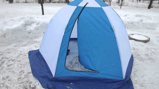 Рыбалка зимой в палатке видео