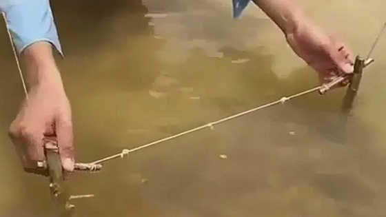 Снасть для рыбалки растяжка видео