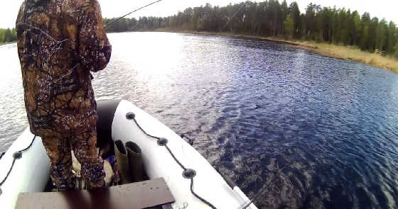 Ловля щуки на спиннинг в июне с лодки видео