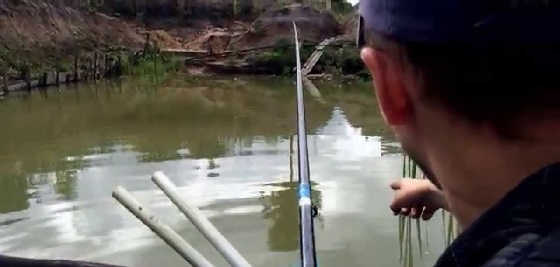 Рыбалка на своём пруду