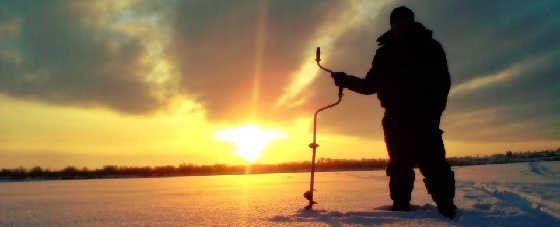 Рыбалка зимой в Карелии