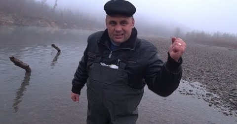 Рыбачим перемётами на Горной реке Кавказа