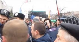 Акция протеста в Черкассах