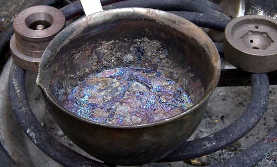 Подготовка свинца для литья дроби