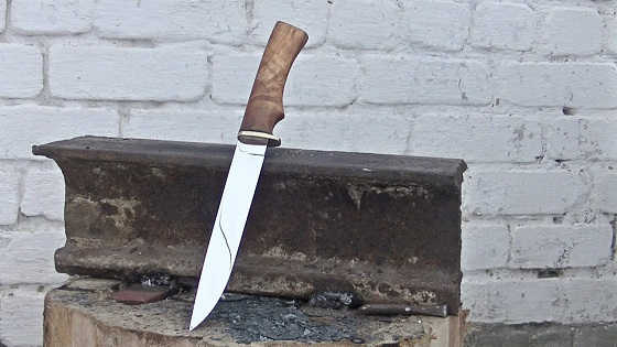 Как сделать нож из рессоры своими руками