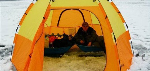 Зимняя палатка для рыбалки