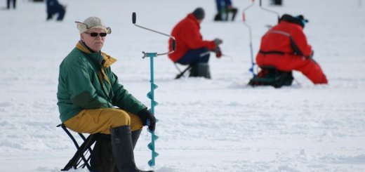 Ловля окуня на Финском заливе зимой