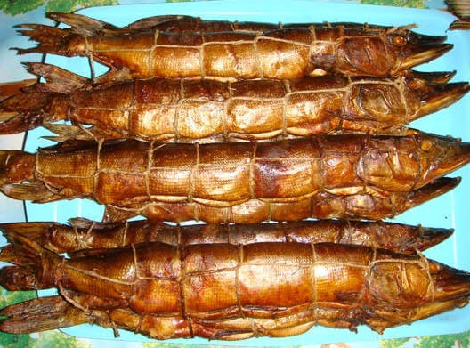 Копчёная щука