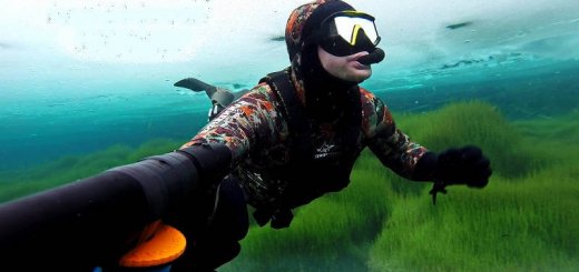 Подводная охота на Суводьском озере