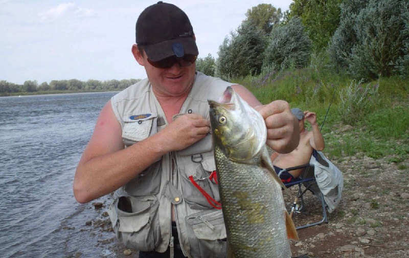 рыбалка на реке иртыш