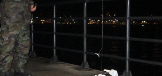 Ночная рыбалка на Черном море