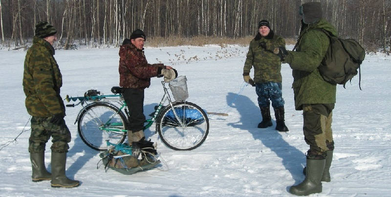 Ловля с весеннего льда