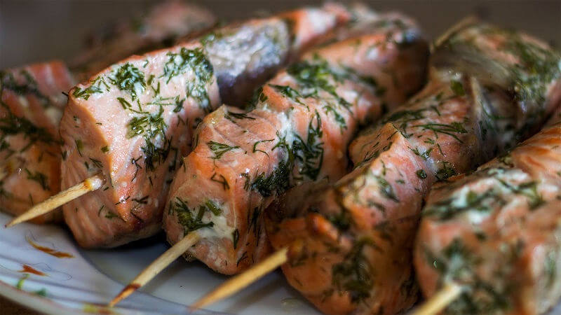 Шашлык из рыбы