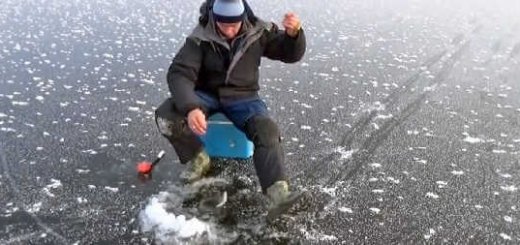 Видео рыбалки зимой по перволедью