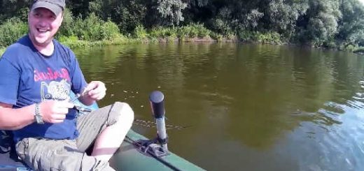 Рыбалка на реке Десна с лодки видео