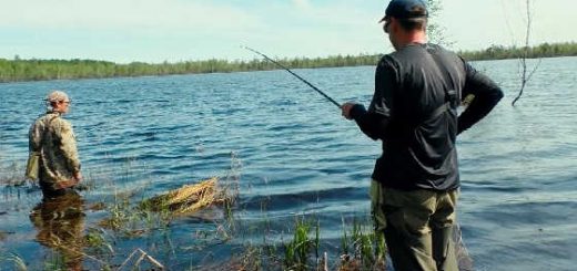 Рыбалка на затерянном в лесу озере видео