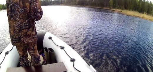 Рыбалка на спиннинг с лодки видео