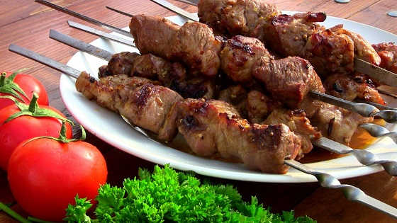Шашлык традиционный кавказский