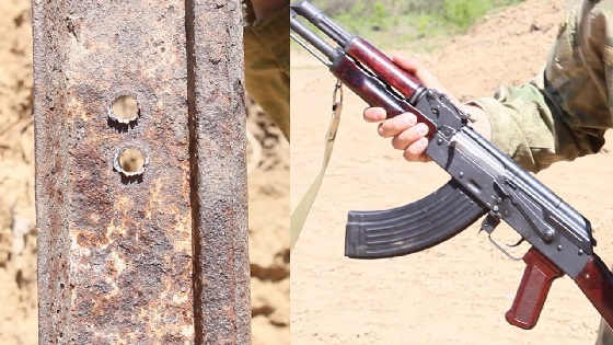 АК или СВД- Кто пробьет рельсу