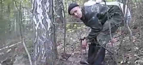 Ловля капканами барсука