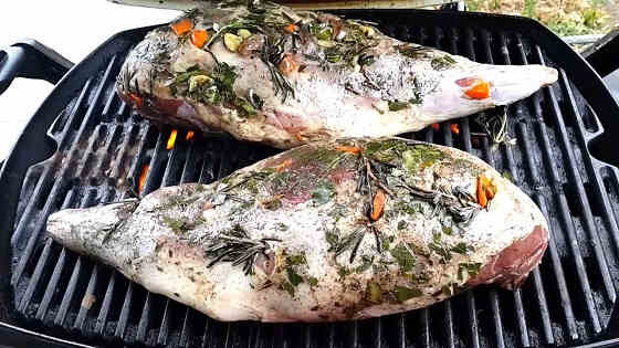 МЯСО В ГОРАХ НА ГАЗОВОМ ГРИЛЕ