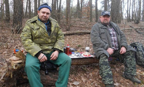 Поход в лес с ночевкой в марте