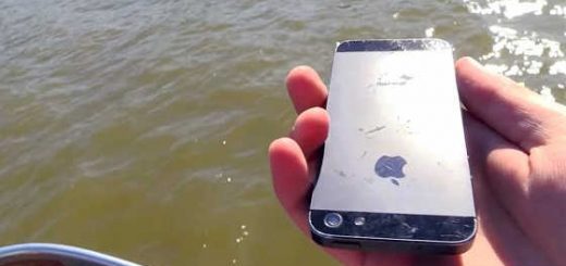 Утопил iPhone на рыбалке