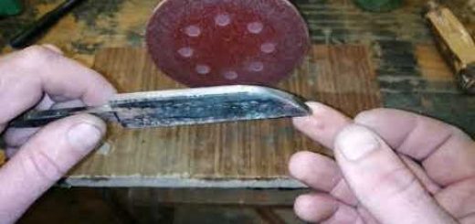Нож из старой стамески