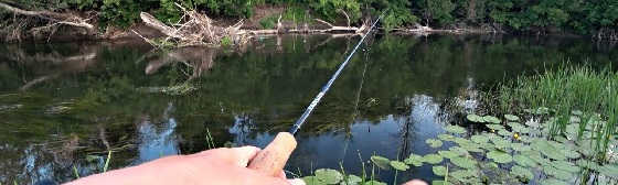 Рыбалка на Живописной Речке на Спиннинг