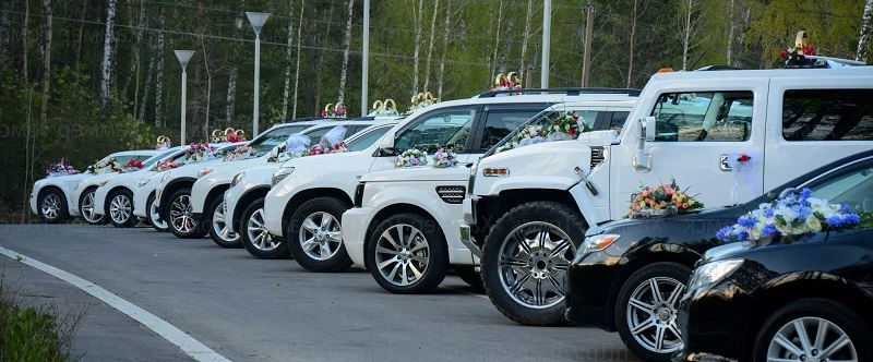 Кортеж для свадьбы