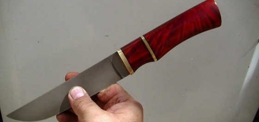 Чем покрасить рукоятку ножа