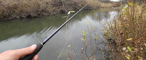 Рыбалка на спиннинг на малой реке