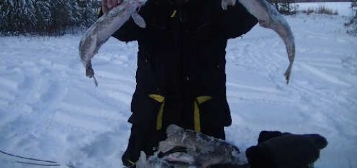 Зимняя рыбалка с ночёвкой в Сибири