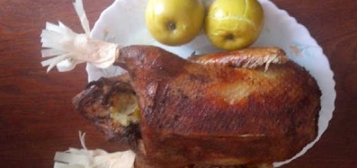 Утка с райскими яблочками
