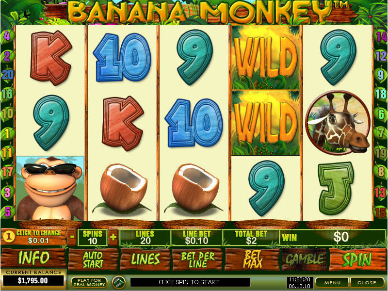 Игровой автомат Banana Monkey