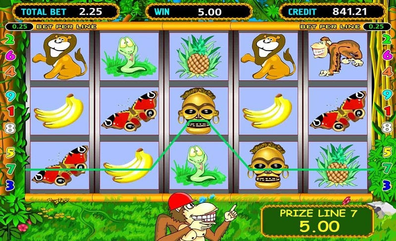 Игровой автомат Crazy monkey