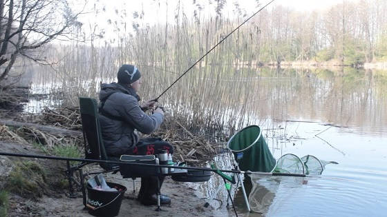 Весенняя рыбалка с фидером в Беларуси