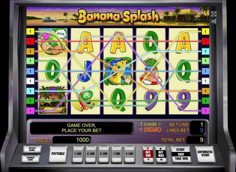 banana splash описание игрового автомата