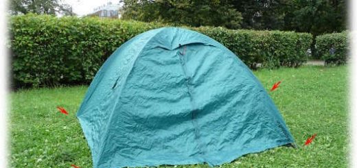Как не надо ставить палатку