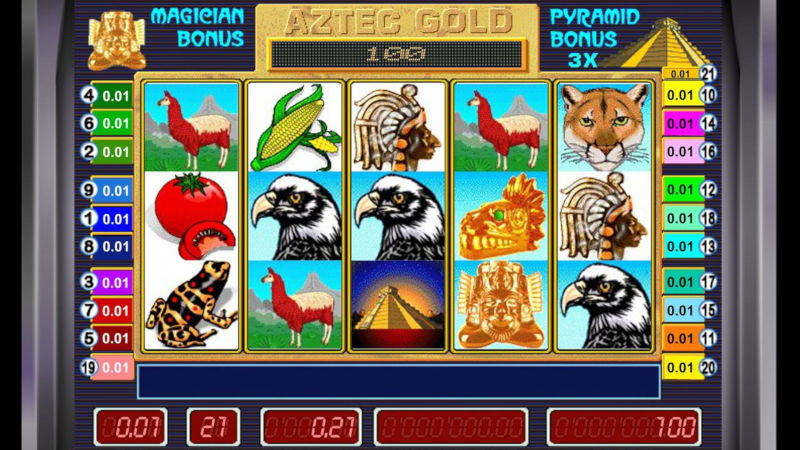Игровой автомат Пирамида Aztec Gold
