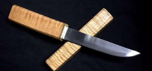 Как сделать нож Танто из подшипника своими руками?