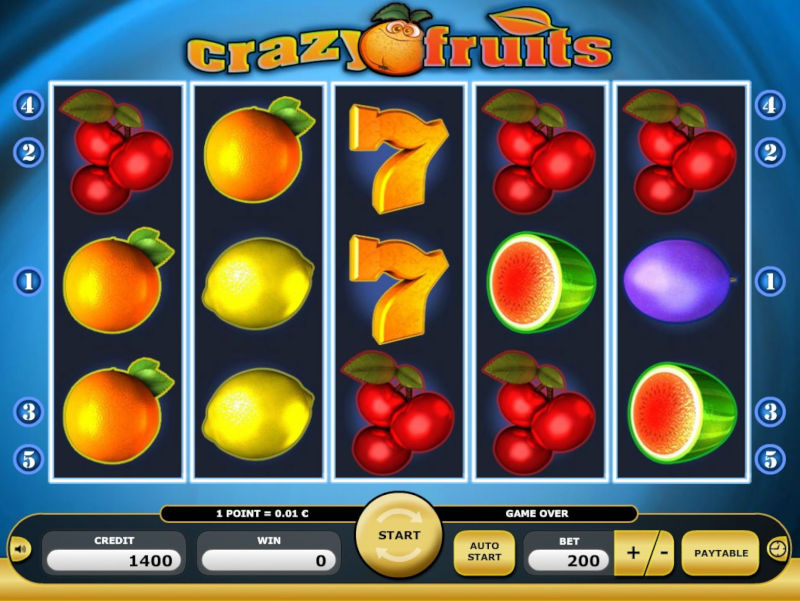 Игровой автомат Crazy Fruits