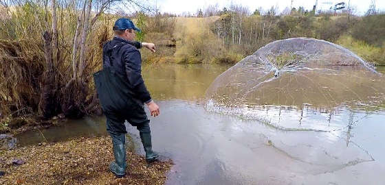 Рыбалка на Кастинговую Сеть