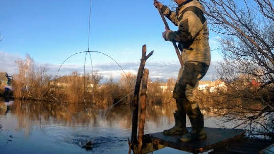 Рыбалка на паук в малых Сибирских реках