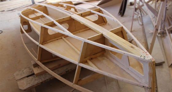 Изготовление лодки из фанеры