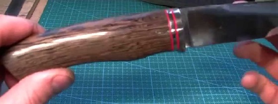 Простой способ сделать красивую рукоять для ножа