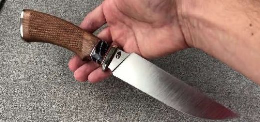 нож Боуи с рукоятью из кости нож Кайман